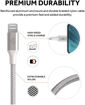 صورة Griffin 3FT Premium USB-C to Lightning Cable - Silver