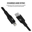 صورة Griffin 3FT Premium USB-C to Lightning Cable - Black