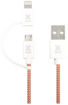 صورة Xtorm USB cable 2 m USB A Micro-USB B/Lightning Red,White