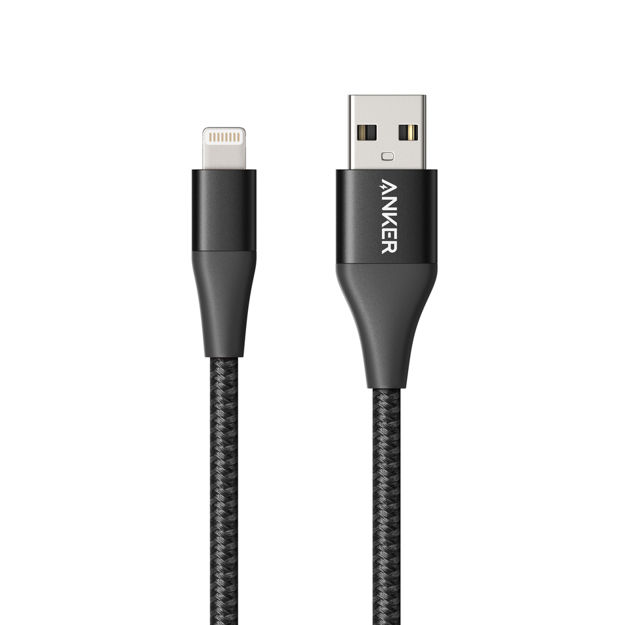 صورة Anker 3ft Powerline+ II USB-A to lightning Cable, Black