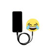 صورة MojiPower 2600mAh Power Bank Emoji Laugh