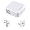 صورة RAVPower 5000mAh 2 in 1 Wall & Portable Charger US Plug White