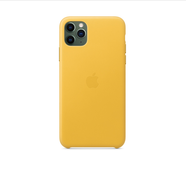 صورة Apple iPhone 11 Pro Max Leather Lemon