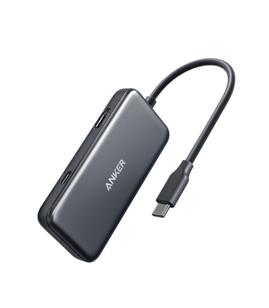 صورة Anker Powerhub Premium 3-IN-1 USB-C Hub 60W PD Grey