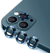 صورة Green iPhone 12 Pro Max Ant-Glare Camera Glass Protector - Blue