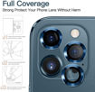 صورة Green iPhone 12 Pro Max Ant-Glare Camera Glass Protector - Blue