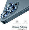 صورة Green iPhone 12 Pro Max Ant-Glare Camera Glass Protector - Blue