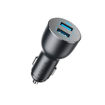 صورة Anker 36W 2 Port Alloy PowerDrive III Car Charger Black