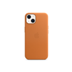 صورة Apple iPhone 13 Leather Case with MagSafe Golden Brown