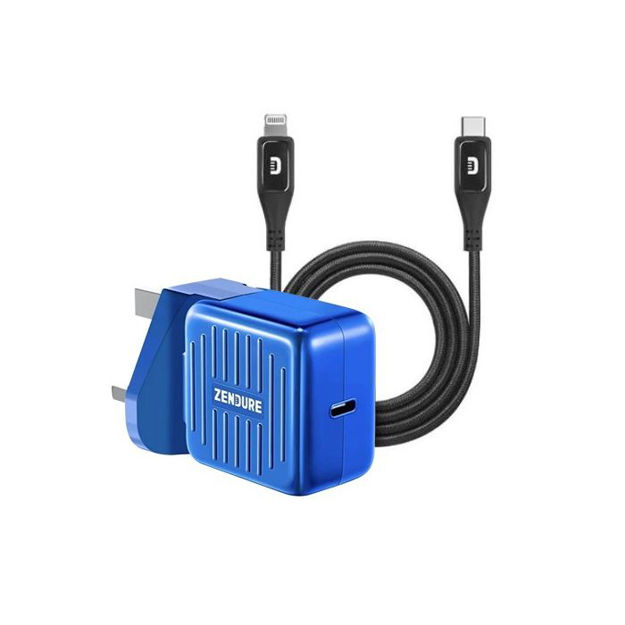 صورة Zendure 20W Quick Charging Bundle Blue