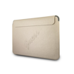 صورة Guess Macbook 13 Saffiano Script Sleeve Gold