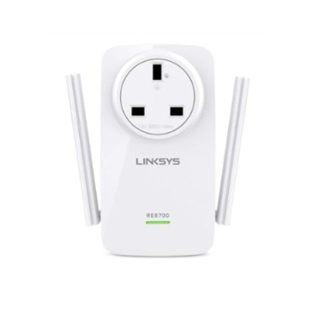 صورة Linksys RE6700 AC1200 AMPLIFY Wi-Fi Range Extender White