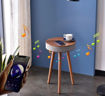 صورة Yun Cube 2 Bluetooth Tea Table Speaker with 10W Wireless Charging Brown