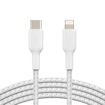 صورة BELKIN 2M BOOST CHARGE Braided USB-C to Lightning Cable WHITE