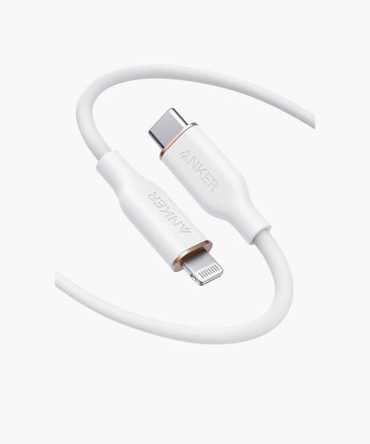 صورة Anker 6ft Poweline III Flow USB-C to Lightning Cable White