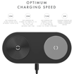 صورة Powerology 30W Powerpad Dual Wireless Charger, Black