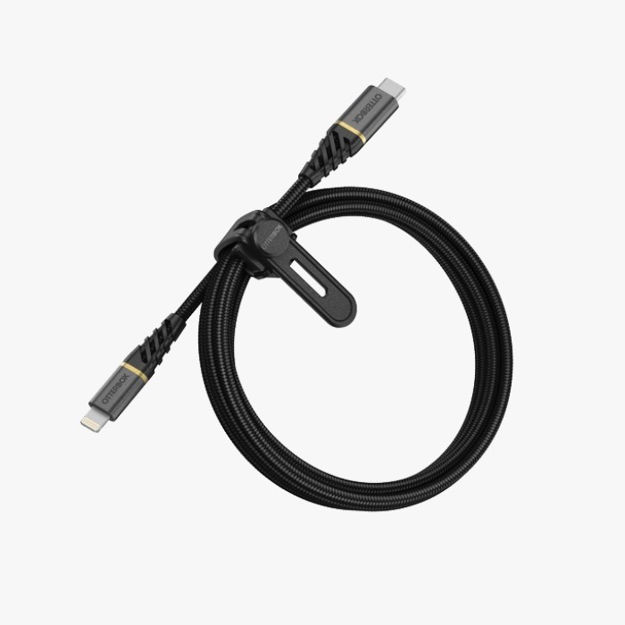 صورة OTTERBOX 1M PREMIUM CABLE USB-C to Lightning, BLACK