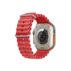 صورة Green Lion Apple Watch Ultra 49mm Felex Silicon Band, Red