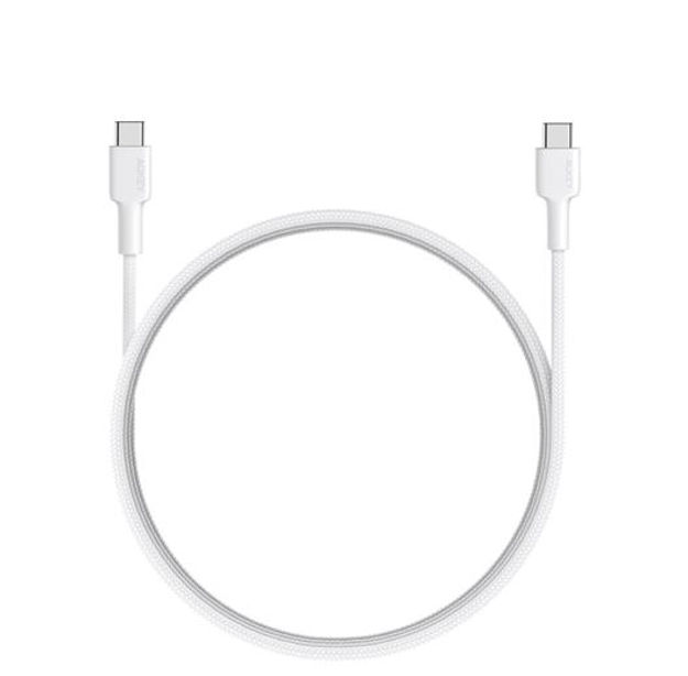 صورة Aukey 0.9m Nylon Braided Usb-C to C Cable, White