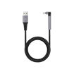 صورة Energea 1.5M Autotough Edge USB-A to Lightning Cable, Gunmetal