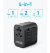 صورة Anker 30W PowerExtender US-C Travel Adapter, Black