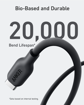 صورة Anker 3ft. 544 USB-C to USB-C Cable, Black