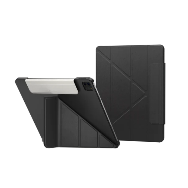 صورة SwitchEasy iPad Pro 12.9 2022~2018 Origami, Leather Black