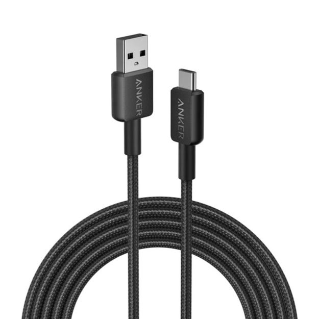 صورة Anker 3ft 322 USB-A to USB-C Cable, Black