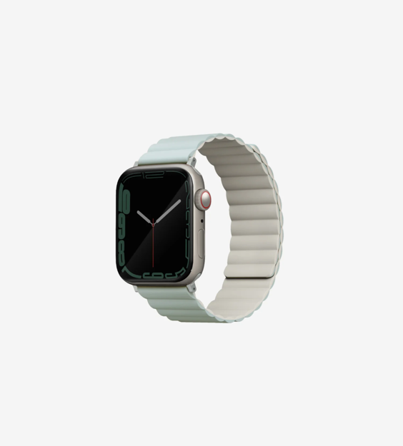 صورة UNIQ APPLE WATCH STRAP 44/45/49MM REVIX, SAGE/BEIGE