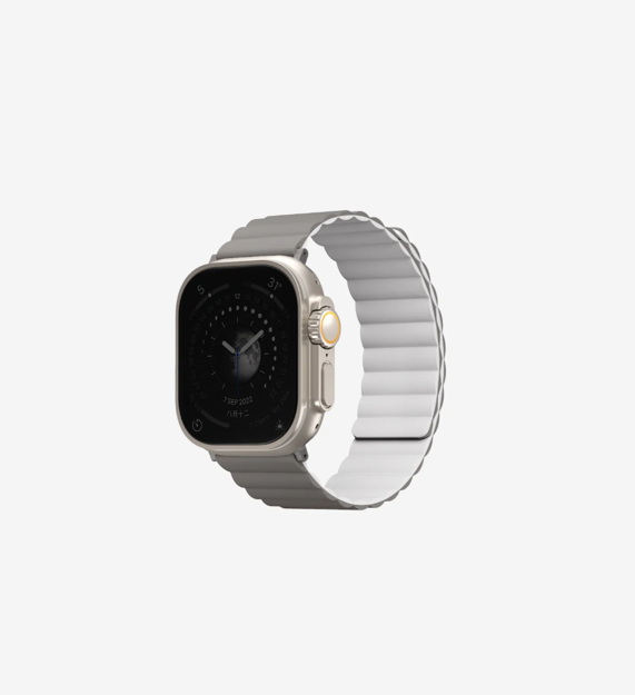 صورة UNIQ APPLE WATCH STRAP 44|45|49MM REVIX, DOVE WHITE