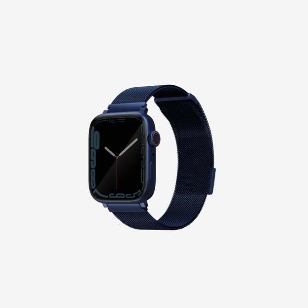 صورة UNIQ DANTE APPLE WATCH MESH STEEL STRAP 45/44/42MM  COBALT