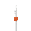 صورة Uniq Pod Cable Organization Buttons Pack with Adhesive, Deep Orange