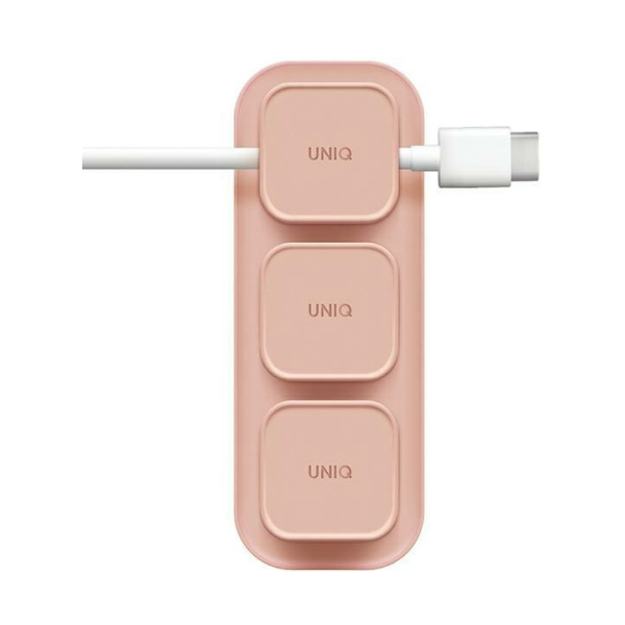 صورة Uniq Pod Mag Cable Organization Buttons Pack with Base Bundle, Pink