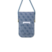 صورة Guess 4G Cord Script Wallet Bag, Blue