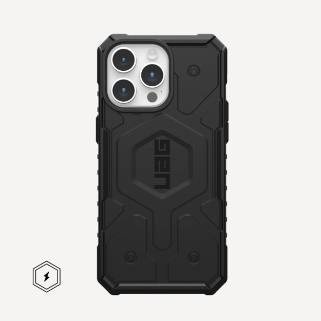 صورة UAG iPhone 15 Pro MagSafe Pathfinder Case, Black