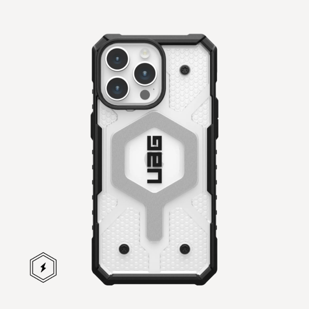 صورة UAG iPhone 15 Pro MagSafe Pathfinder Case, Ice