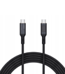 صورة Aukey Circlet Blink 100W 1.8M USB-C to USB-C Cable, Black