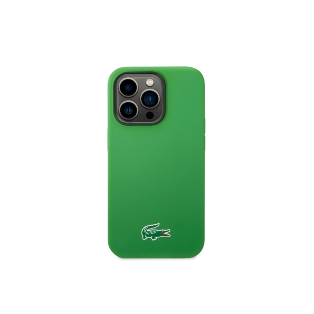 iCity Lacoste iPhone 15 Pro MagSafe Croc Logo Green