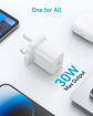 صورة Anker 30W 312 Charger, White