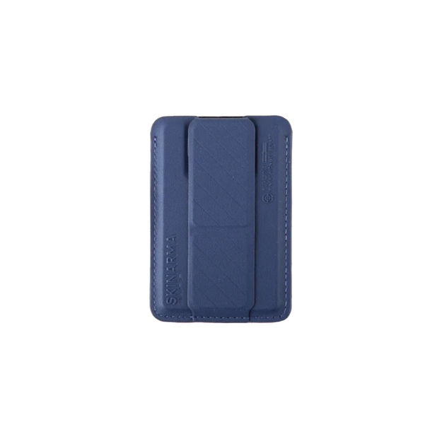 صورة SKINARMA KADO MAG SAFE CARD HOLDER WITH GRPSTAND, BLUE/BLUE