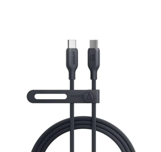 صورة Anker 3ft. 544 USB-C to USB-C Bio Nylon Cable B2B, Black