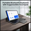 صورة New Concept KF8700 Keyboard with Rotatable Touchpad, Gray