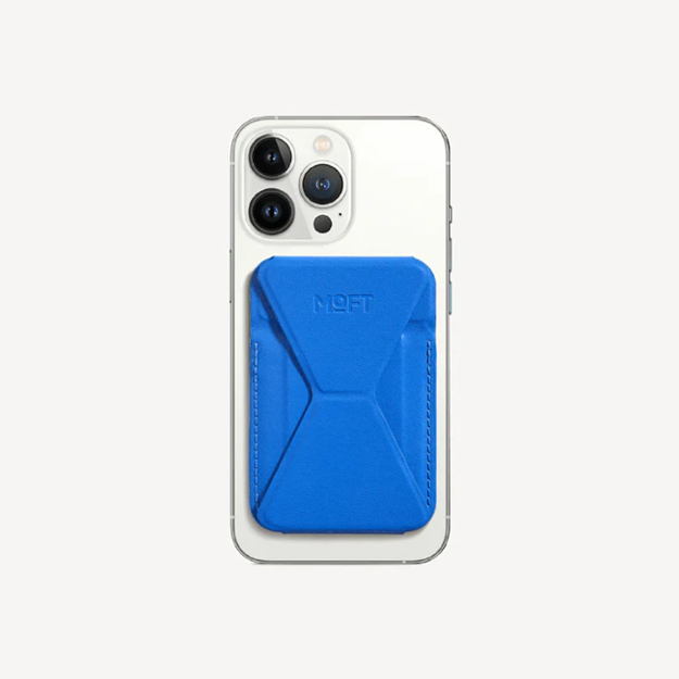 صورة Moft Snap Phone Stand & Wallet MagSafe, Blue