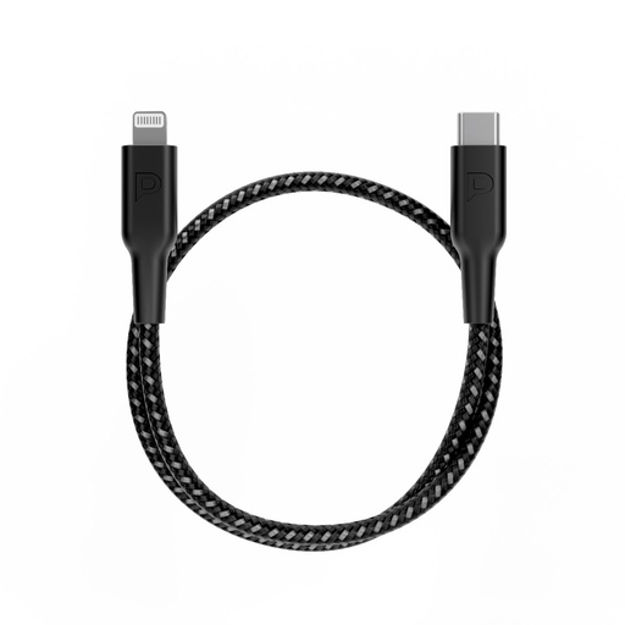 صورة Powerology 60W 30CM USB-C to Lightning Cable, Black