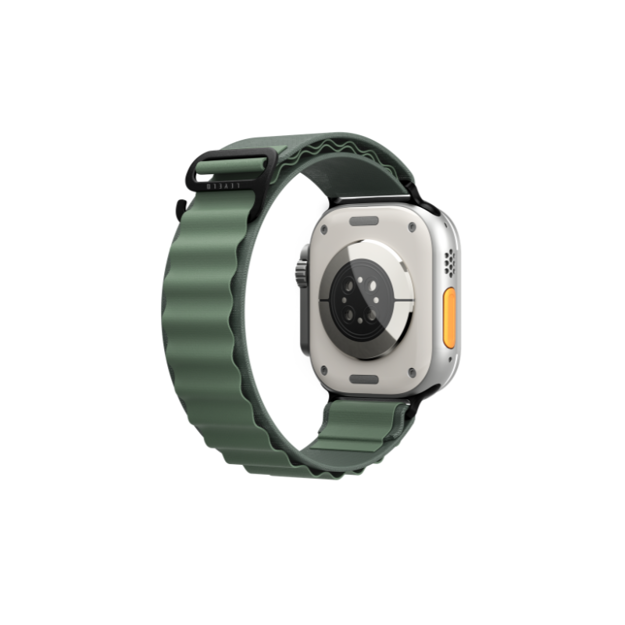 صورة Levelo Apple Watch 45|49mm Ace Loop Nylon Strap, Green