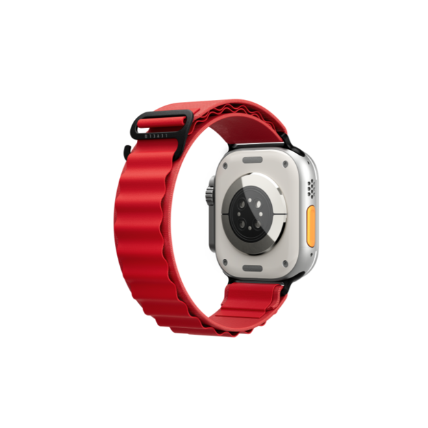 صورة Levelo Apple Watch 45|49mm Ace Loop Nylon Strap, Red