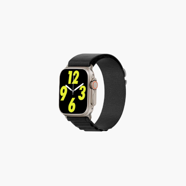 صورة Green 49mm Ultra Mini Smart Watch, Gold/Black