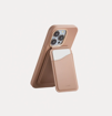 صورة UNIQ COEHL ESME MAGNETIC CARD HOLDER WITH MIRROR, DUSTY NUDE