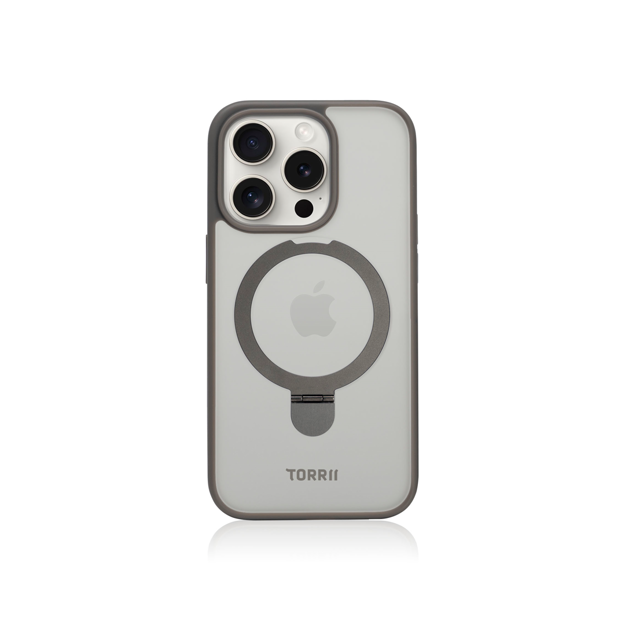 صورة Torri iPhone 15 Pro Torero Kickstand + MagSafe, Gray