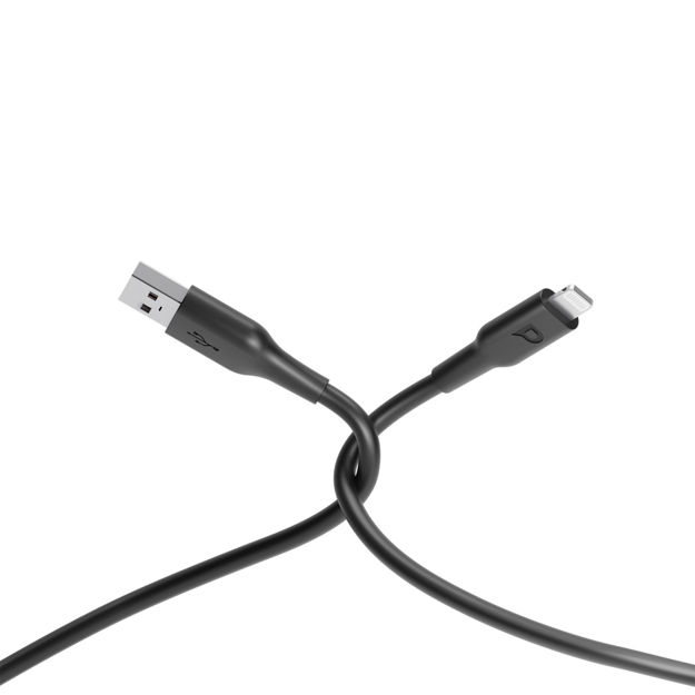 صورة Powerology 3M USB-A to Lightning Cable Black